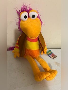 Fraggle Rock Gobo Plush - Bright Yellow & Pink new new